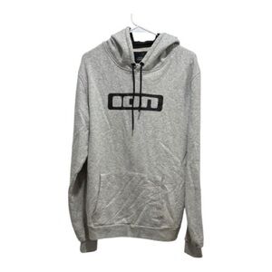 ION Surfing Elements Heather Gray Men's Hoodie Large